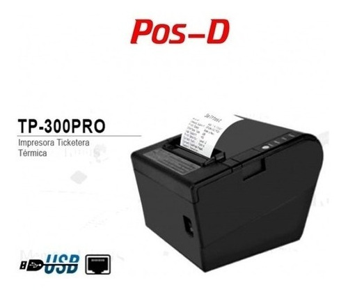 IMPRESORA Ticket Termica POS-D TP-300PRO RED/USB/S