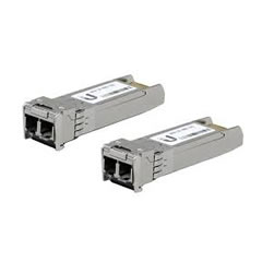 UF-MM-10G UBIQUITI UF-MM-10G SFP+ Multi-Mode Fiber Module (2-Pack) featuring 2 x LC Connectors, 850 nm Tx/Rx Wavelength 10 Gbps SFP+
