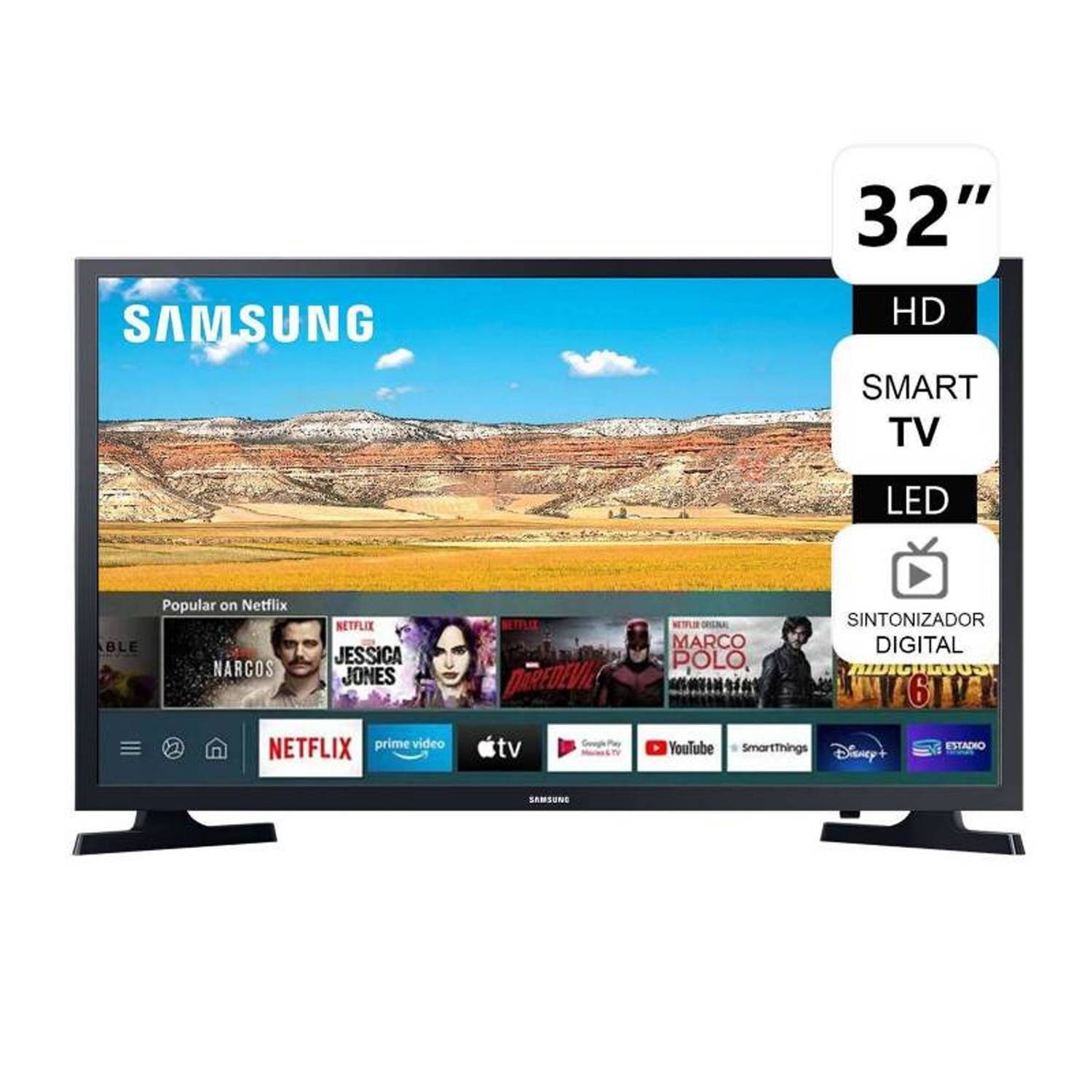 Televisor Samsung 32" HD Smart TV UN32T4202AGXPE