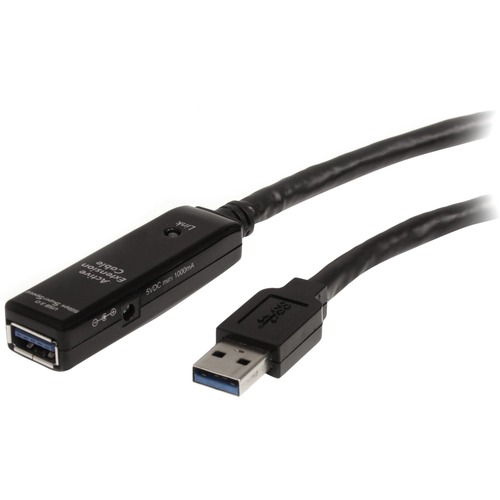 StarTech.com Cable Extensor Alargador USB 3.0 SuperSpeed Activo de 10m - USB A Macho a Hembra - Negro