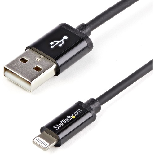 Startech.Com Cable 2m Lightning 8 Pin a USB A 2.0 para Apple iPod iPhone iPad - Negro