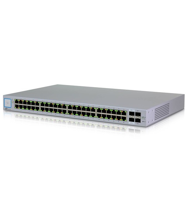 USW-48 UNIFI  Switch 48, fully managed, fanless switch with (48) GbE RJ45 ports and (4) 1G SFP ports