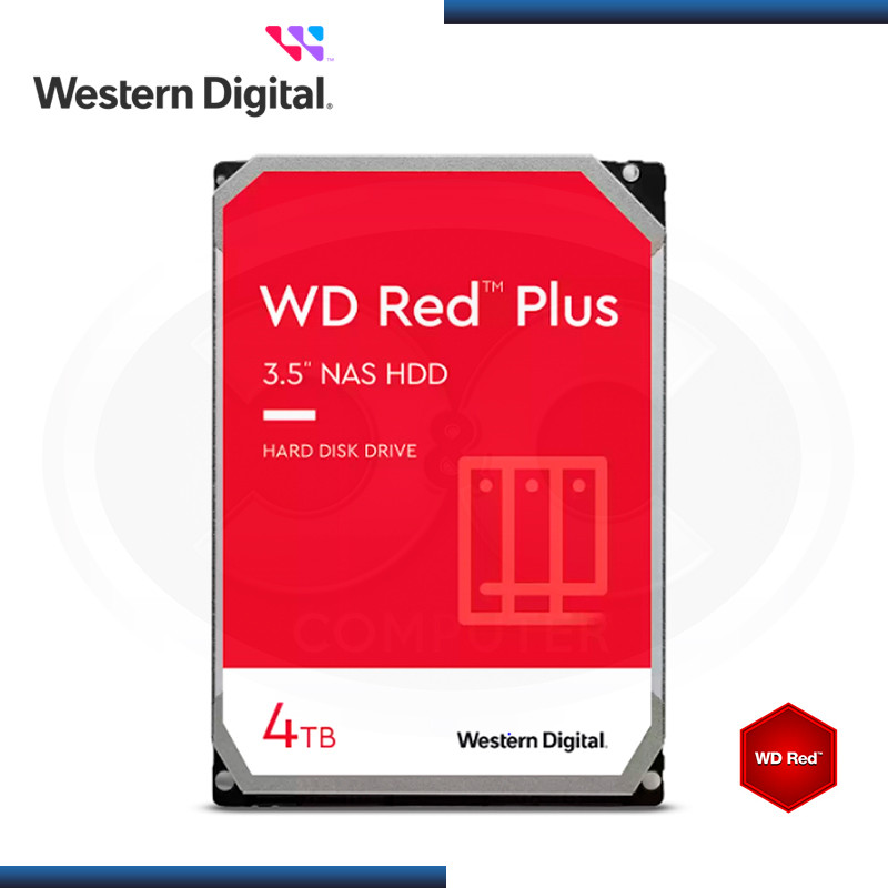 DISCO DURO 3.5 4TB WD Red Plus NAS 256MB