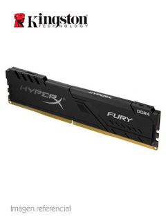 MEM. RAM HYPERX FURY DDR4 8GB/2666 ( HX426C16FB3/8 ) NEGRO