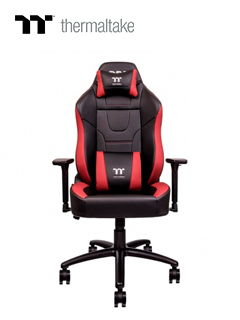 CHAIR BLACK-RED GAMING COMFORT