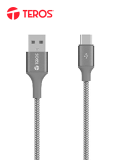 CABLE USB TEROS A-C 60W 3A 