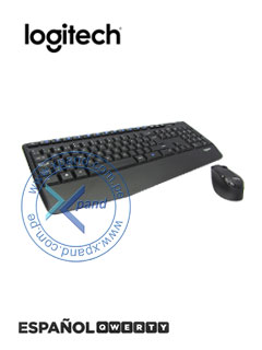 TECLADO LOGITECH + MOUSE MK345 WIRELESS USB SP BLACK (PN 920-007820)