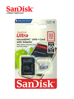 MICRO SD 32GB SANDISK C10