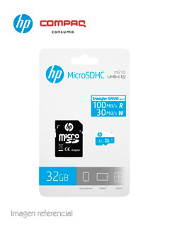 MEMORIA HP MICRO SDHC MI210 U1 32GB CLASS 10 BLACK (PN HFUD032-1U1BA)