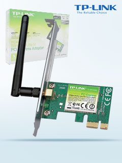 ADAPADOR INALAMBRICO N PCI EXPRESS 150 MBPC, 802.11B/G/N CHIPSET ATHEROS, 1 ANTENA DE 2 dBi