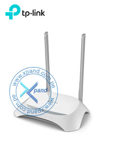TL-WR840N - N300 Wi-Fi Router 300 Mbps at 2.4 GHz 2× Antennas, 1× 10/100M WAN Port + 4× 10/100M LAN Ports