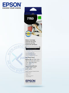 Epson 7753 - Negro - cinta de tela para impresora