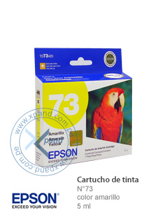 TINTA EPSON T-73 AMARILLO