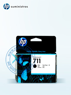 TINTA HP CZ133AL (711) P/T120/T520 BLACK 80ML