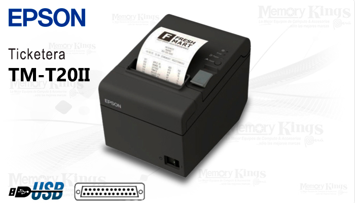 Impresora Ticketera Termica USB/Ser EPSON TM-T20II