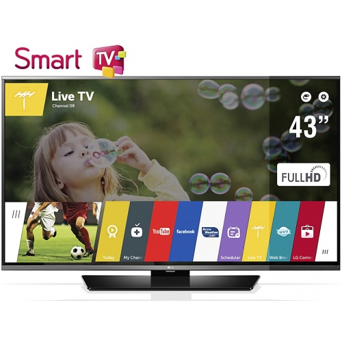 TV LED LG 43\" SMART TV WEBOS 2.0 FULL HD 43LF6350 WIFI INTEGRADO 2015