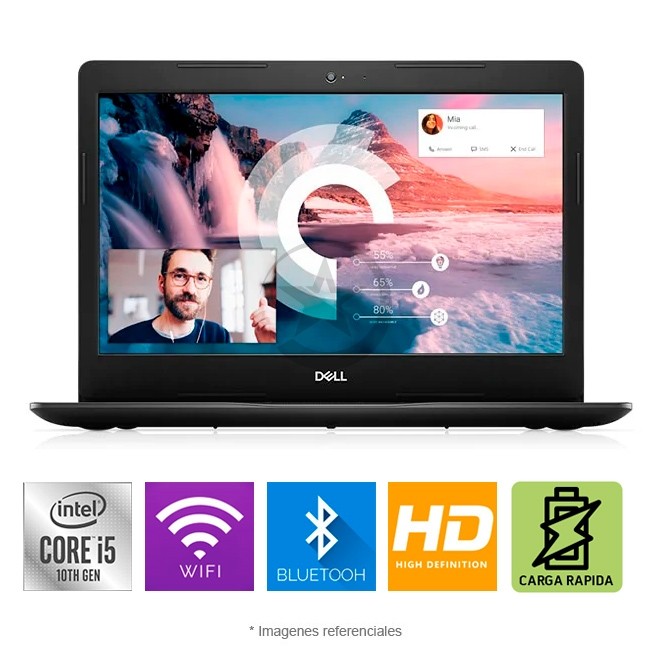 Laptop Dell Vostro 14 3490 PRO, Intel Core i5-10210U 1.6GHz, Memoria RAM 8GB, Hdd 1 TB, LED 14\" HD, Windows 10 Pro