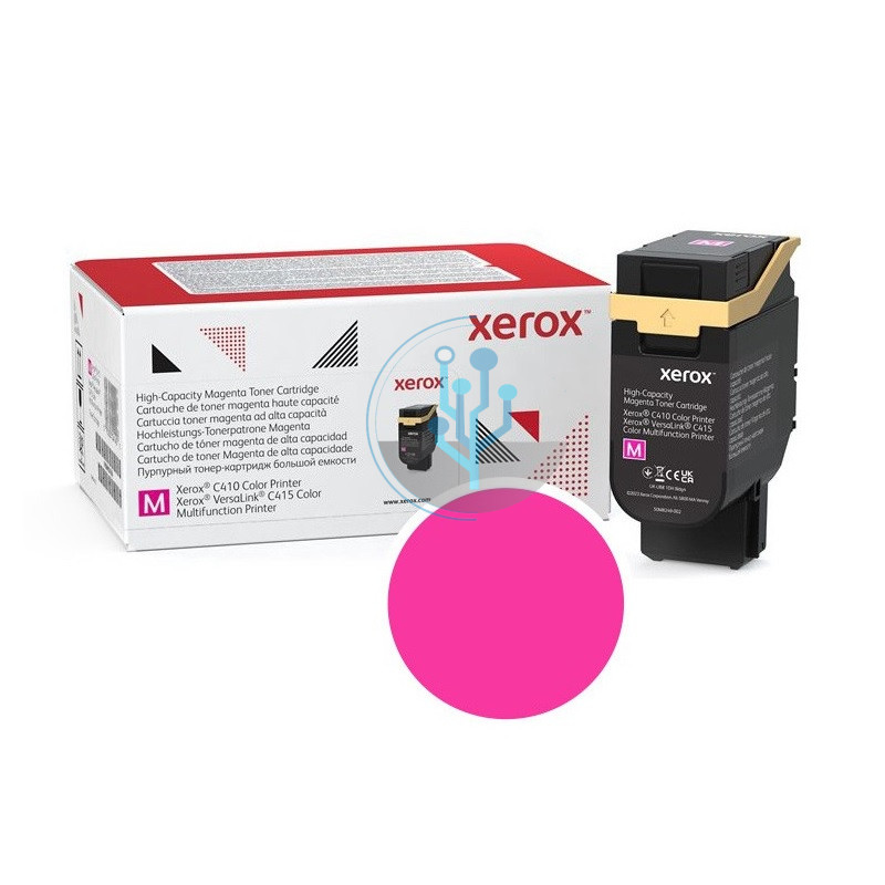 TONER XEROX 006R04766 HIGH-CAPACITY MAGENTA TONER CARTRIDGE (7K) - C415V