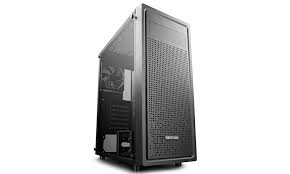 CASE DEEP COOL E-SHIELD ( DP-ATX-E-SHIELD ) S/ FUENTE | NEGRO | 1 PANEL VIDRIO