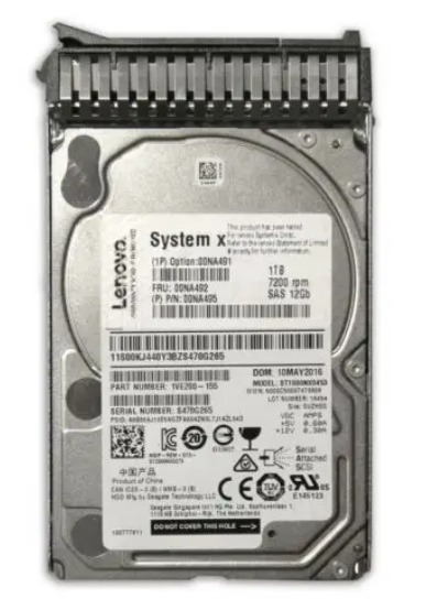 LENOVO IBM DISCO DURO 1TB SAS 12G 2.5″ | 00NA491 00NA492 00NA495