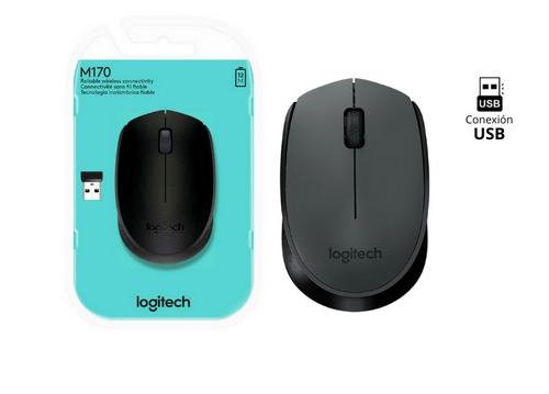 MOUSE LOGITECH OPTICO M170 WIRELESS BLACK