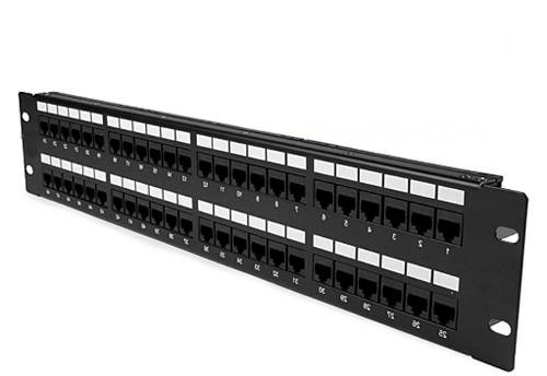 PATCH PANEL CAT6 MOD 48 PTOS C/J BLANCO SATRA