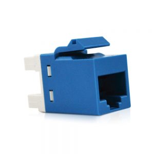 ADAPTADOR JACK RJ45 CAT 6 DIXON Azul