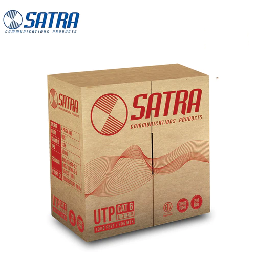 SATRA 0212021111 - CABLE CAT6 UTP-LSZH-1 24AWG 305MT INTERIORES GRIS
