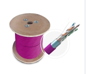 Rollo Cable Satra 6A A F/UTP LSZH 23AWG Violeta ( 0213062124 )