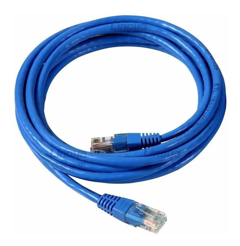 CABLE RED PATCH CORD DIXON 10mt cat-6 Azul
