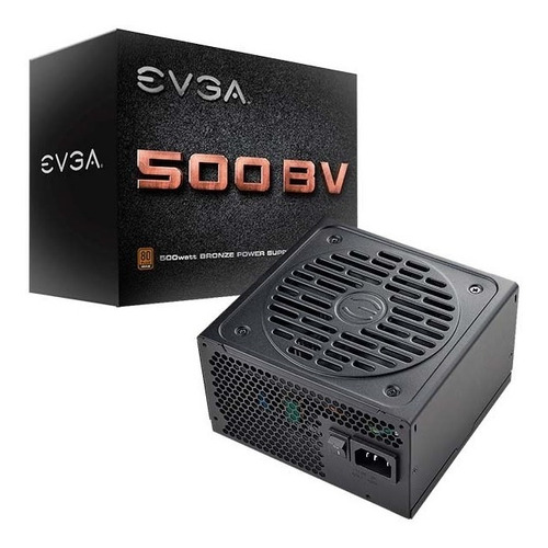 FUENTE 500W EVGA 100-BV-0500-K1 80p BRONZE