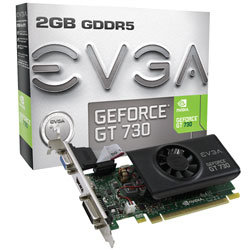 NVIDIA GEFORCE GT 730 2GB EVGA GDDR5 64bit