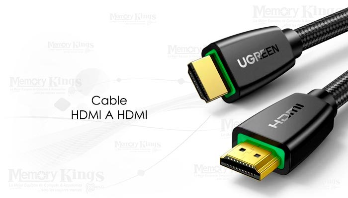 CABLE HDMI a HDMI 1.5mts UGREEN HD118 4K UHD