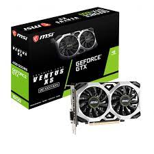 TARJETA DE VIDEO MSI NVIDIA GEFORCE GTX 1650 4GB D6 VENTUS XS ( 912-V812-003 ) | GDDR6 | 128BIT | XS OCV3 | DP-HDMI-DVI