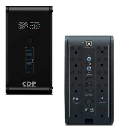 UPS 1000VA(500W) CDP R-SMART1010i 4-USB interacti
