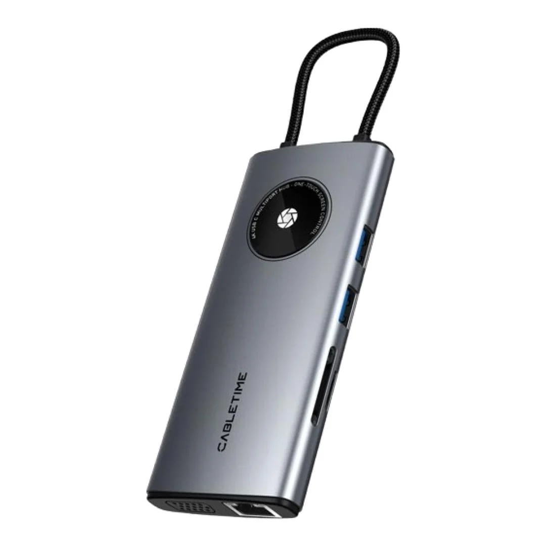 Docking Station CABLETIME CB91G 10in1 USB-C