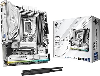 PLACA ASROK B860 STEEL LEGEND WIFI6E D5 181 ATX WHITE