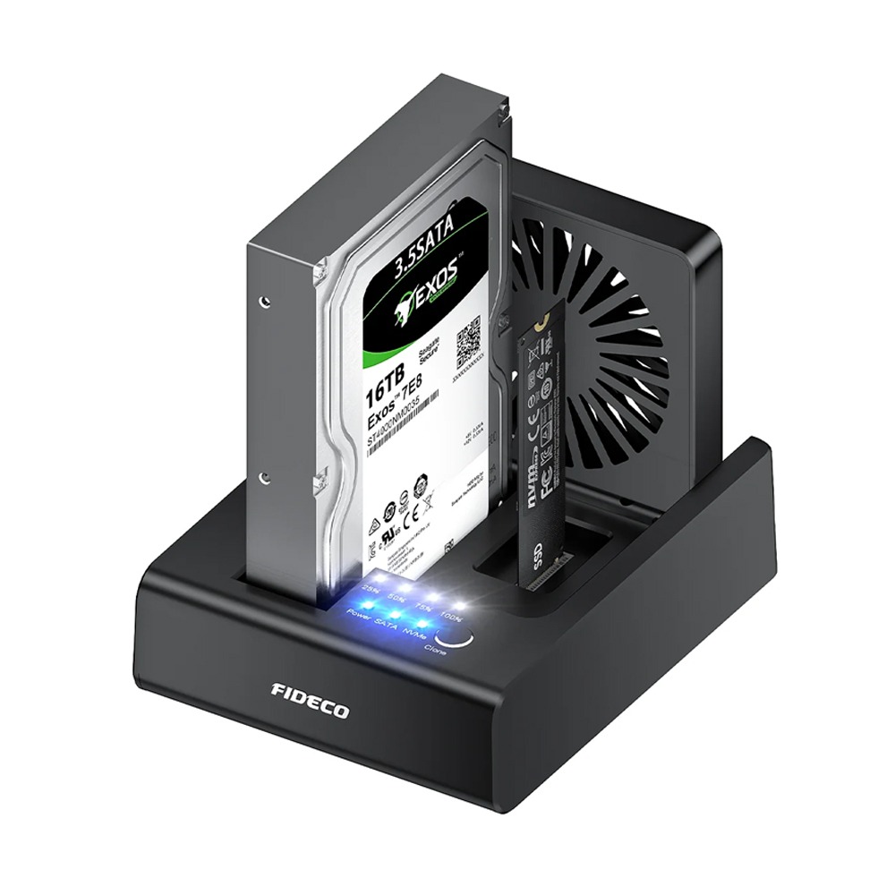 ADAPTADOR CLONADOR SSD M.2 PCIe FIDECO MS01
