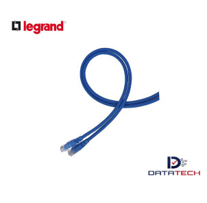 LEGRAND 051772, Patch cord U/UTP CAT 6 LSZH x 1mt azul