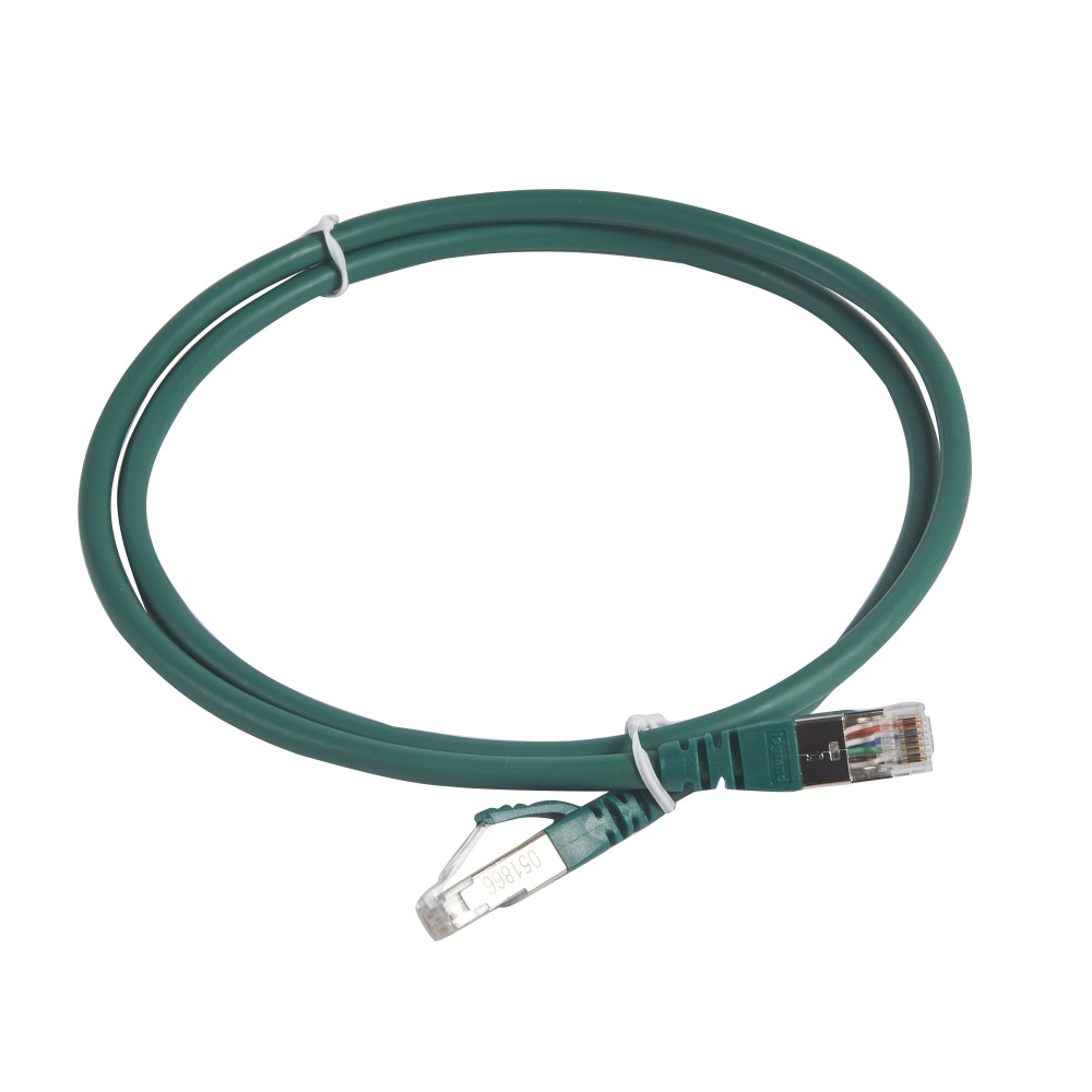 PATCH CORD CAT. 6A SF/UTP 1 M LZ0H VERDE