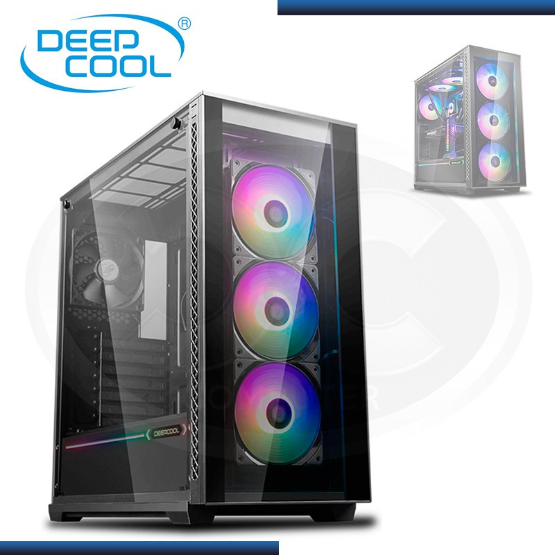 CASE DEEPCOOL MATREXX 70 ADD-RGB 3F SIN FUENTE VIDRIO TEMPLADO USB 3.0/USB 2.0