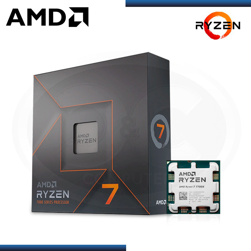 PROCESADOR AMD RYZEN 7 7700X  4.5GHZ MAX 5.4GHZ 8 CORE - 32MB AM5
