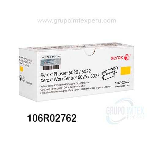 TONER XEROX 106R02762 YELLOW PARA PHASER 6020/6022