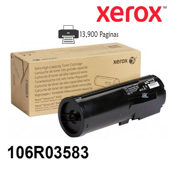 TONER XEROX PARA B400/B405 106R03583 13,900 PAGINAS