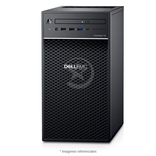 Servidor DELL PowerEdge T40 Intel Xeón E2224G (8M Cache, 3.50 GHz), RAM 16GB ECC, HDD 2TB, DVD