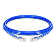 Patch Cord Slim, 28 AWG Cat. 6 UTP - CM Azul 1m