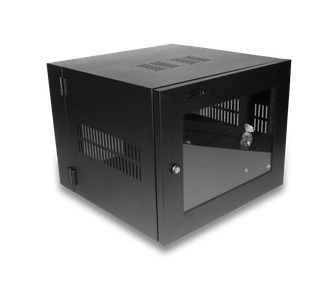 Gabinete de pared c/puerta de vidrio 8RU 419x535x541 mm
