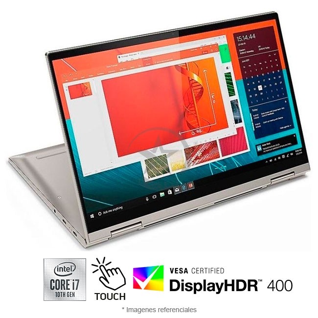 Convertible 2 en 1 Lenovo Yoga C740-14IML, i7-10510U, RAM 16GB SSD 1TB, LED 14 Full Tactil HD, Wind 10 Home