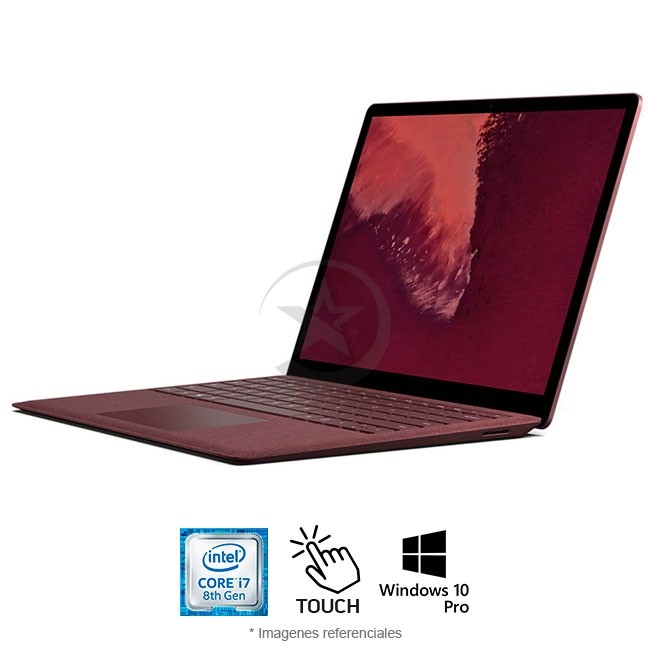 Surface Laptop 2, i7-8650U, RAM 8GB, SSD 256GB, Pantalla 13.5 Tactil, Wind 10 Pro