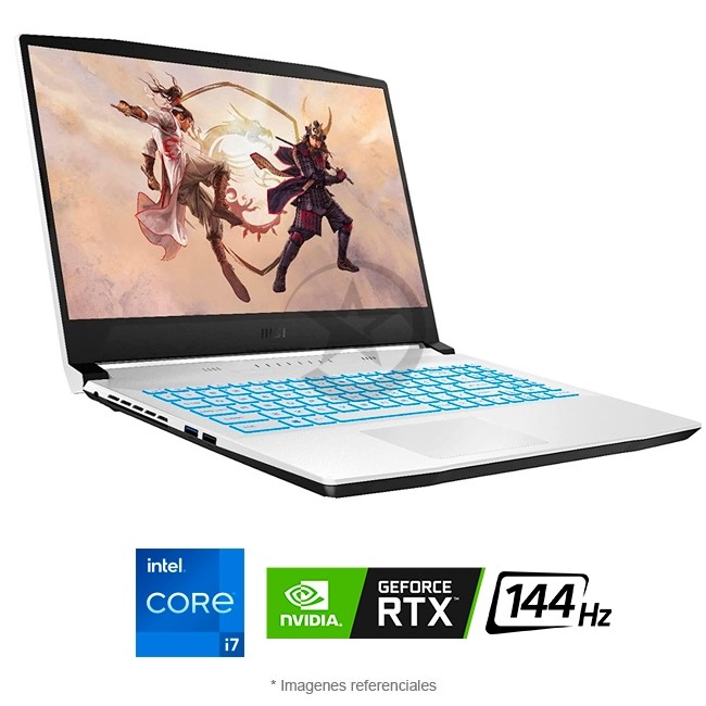 Laptop MSI Sword 15 A11UD Gaming, Intel Core i7-11800H 2.3GHz, RAM 16GB, SSD 512GB PCIe, Video 4 GB Nvidia RTX 3050Ti, LED 15.6" Full HD, Windows 10 H
